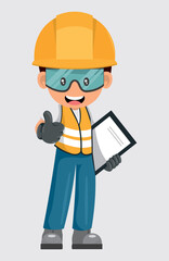 Magazynier po sprawdzeniu dostawy