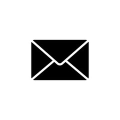 mail icon on white background, email icon transparent