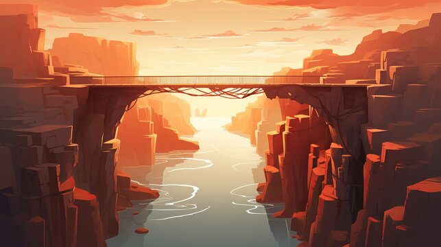 Bridge Connecting Two Worlds