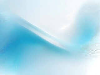 Cool Blue Abstract Waves Background with Dynamic Flow and AI Digital Art