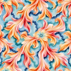 Soft Watercolor Blend Wash Pattern