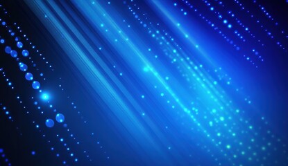 Blue background with diagonal lines and halftone effect. Modern vector illustration for technology, business, or sports concept design. Blue color with gradient dots in a modern style.