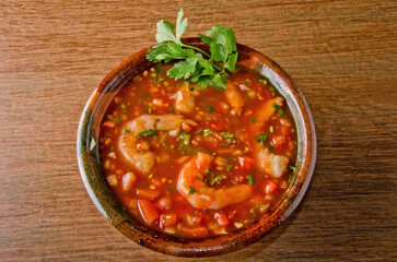 Refreshing Mexican Shrimp Cocktail (Coctel de Camarones) Appetizer