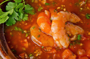 Refreshing Mexican Shrimp Cocktail (Coctel de Camarones) Appetizer