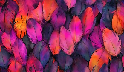 Colorful feather background, colorful feather texture, colorful feather pattern, colorful feather wallpaper, colorful feather design