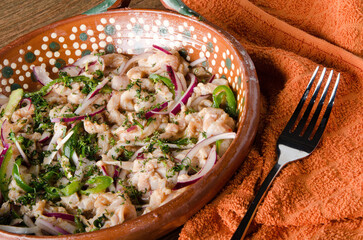 Spicy Mexican Fish Strips Ceviche (Tiritas de Pescado Picante)
