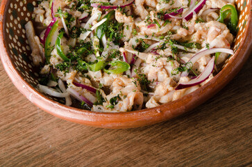 Spicy Mexican Fish Strips Ceviche (Tiritas de Pescado Picante)