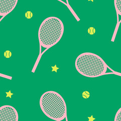 Green Tennis Dream Pattern