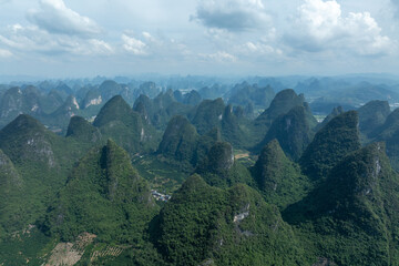 Beautiful landscape of yangshuo county, China