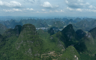 Beautiful landscape of yangshuo county, China