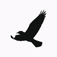 white vector bird art desigan black and white 7.eps