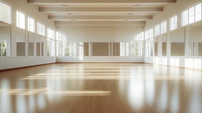 A large room with a lot of windows and a white board on the wall - Powered by Adobe