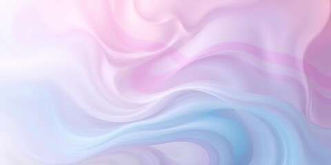 Obraz premium Dreamy pastel swirls, soft focus, subtle texture, organic forms, illustration, bright