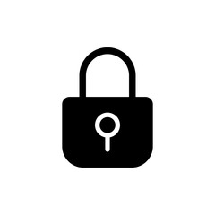 Lock icon vector for web and mobile app. Padlock sign and symbol. Encryption icon. Security symbol
