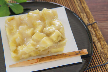 日本の東海地方の郷土菓子｜鬼まんじゅう(芋まんじゅう)　イメージ