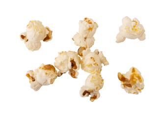 Popcorn isolated on transparent background