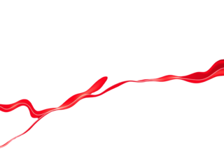 Red neon electric lightning energy effect