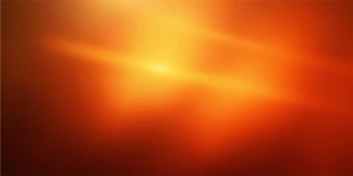 Abstract orange and red background with rays and glowing light effects