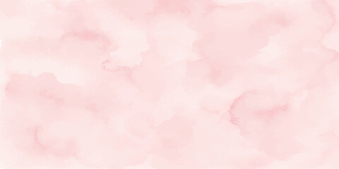 Pink abstract watercolour background with texture and copy space