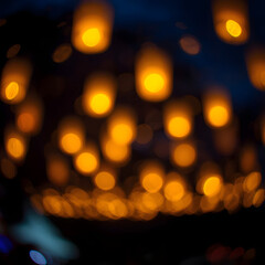 Obraz premium Dreamy Lanterns at Yi Peng Festival