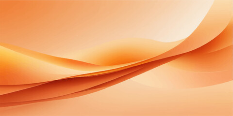 Abstract orange wave design background wallpaper with smooth lines and energy flow