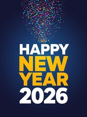 happy new year 2026 background