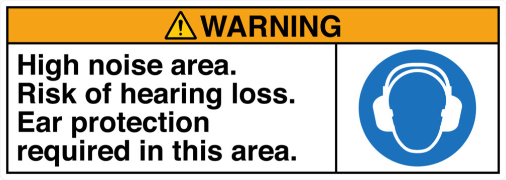 035 WARNING High noise area R...