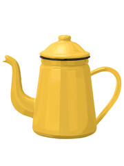 琺瑯ポット（イエロー）