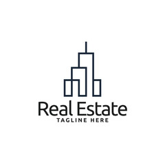 Fototapeta premium Luxury Property & Construction Logo Icon
