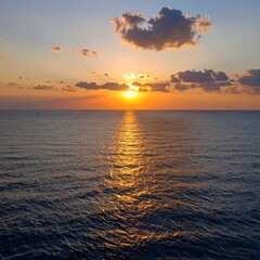 Sunrise over the ocean (1)