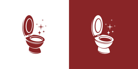 Sitting closet logo design with a modern concept