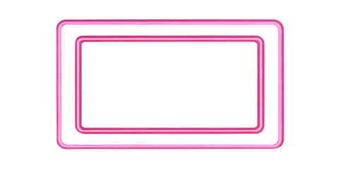 Neon Pink Rectangular Frame with Tropical Palm Leaves and Futuristic Glow
Minimal Retro Neon Frame with Palm Leaf Accent on Transparent Background