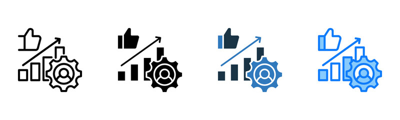 Reputation Management icon multiple style 