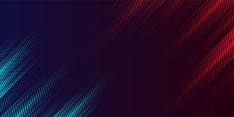 Abstract red and cyan blue speedline grunge background. Grunge sport style. Modern design red versus blue concept.