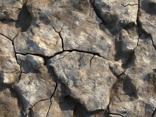 Cracked Stone Texture - A Close-up Look at the Rugged Beauty of Nature