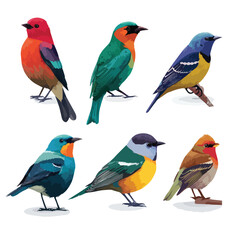 Obraz premium Elegant bird silhouette illustration in flight isolated on a clean white background for versatile design use isolated on white background