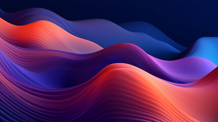 abstract colorful wave background