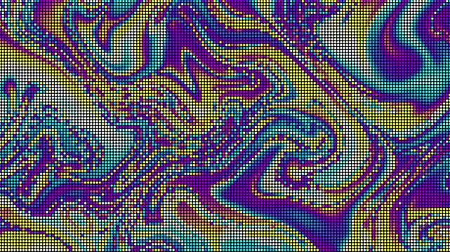 Abstract background random digital regular dot metaphor digital data transfer for cyber technology and futuristic concept video overlay loop background