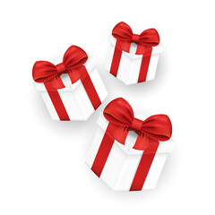 Christmas give box element for template design