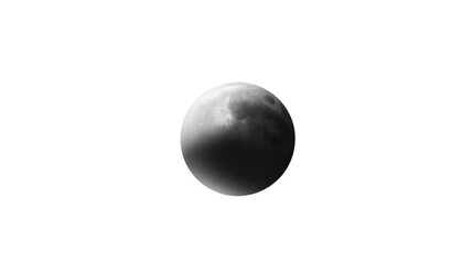 Celestial Sphere: Capturing a solitary, three-dimensional orb, enveloped in a cloak of atmospheric swirls and textures, as a monochromatic emblem of cosmic grandeur and atmospheric mysteries.