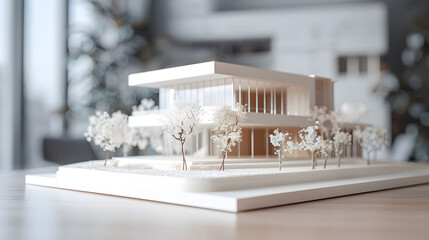 architectural model mockup miniature