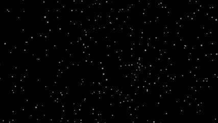 Winter snow- Falling snow loopable animation on black background. Isolated realistic snow falling. Snow flakes slowly falling densely on dark background. Snowfall- Falling snow flakes overlay. - Powered by Adobe