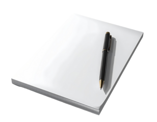 Blank paper and pen (1)