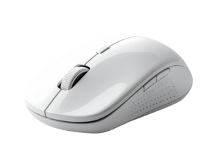 White wireless computer mouse (1)
