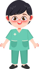 Illustration of a Sick Person