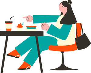 Women's Activities In Cafes