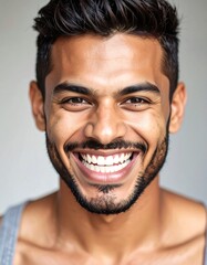 Close-up portrait of a smiling man (2)