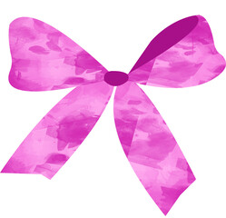 pink ribbon bow