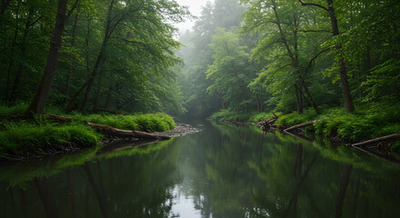 river in the forest