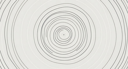 Abstract concentric circles and spirals emanating from a central point on a light background.